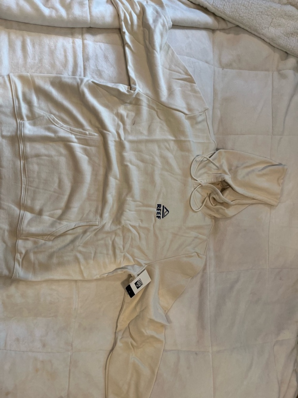 Reef Almond Milk Pullover Hoodie - Cream